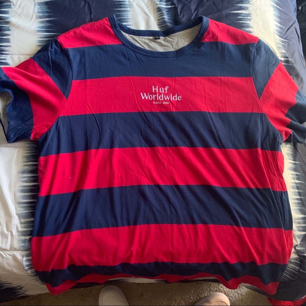 HUF WORLDWIDE REVERSABLE SHIRT